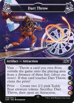 Dart Throw (2-4-5-6) (208) [Unfinity] foil - Deck Out Gaming