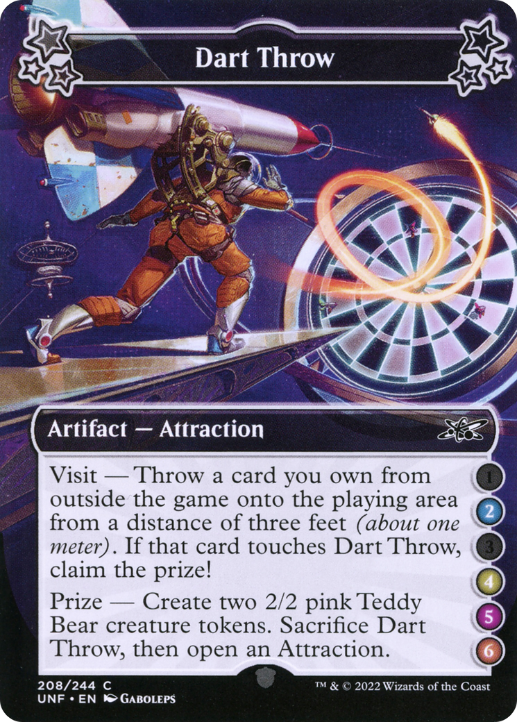 Dart Throw (2-4-5-6) (208) [Unfinity] - Deck Out Gaming