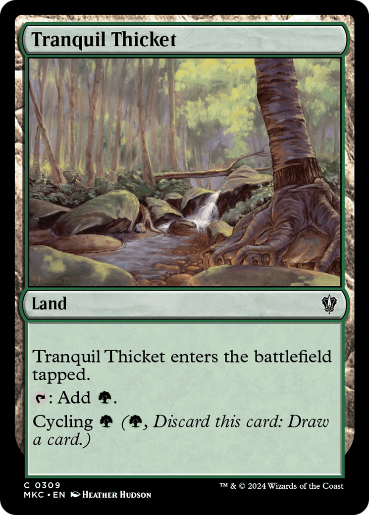 Tranquil Thicket (309) [Murders at Karlov Manor Commander] - Deck Out Gaming