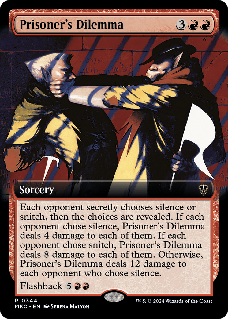 Prisoner's Dilemma (Extended Art) (344) [Murders at Karlov Manor Commander] - Deck Out Gaming