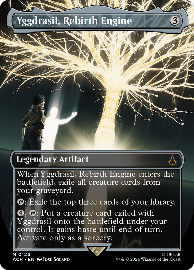 Yggdrasil, Rebirth Engine (Borderless) (126) [Assassin's Creed] foil - Deck Out Gaming