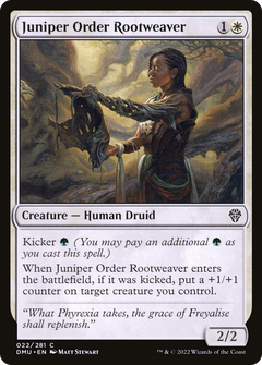 Juniper Order Rootweaver (22) [Dominaria United] foil - Deck Out Gaming