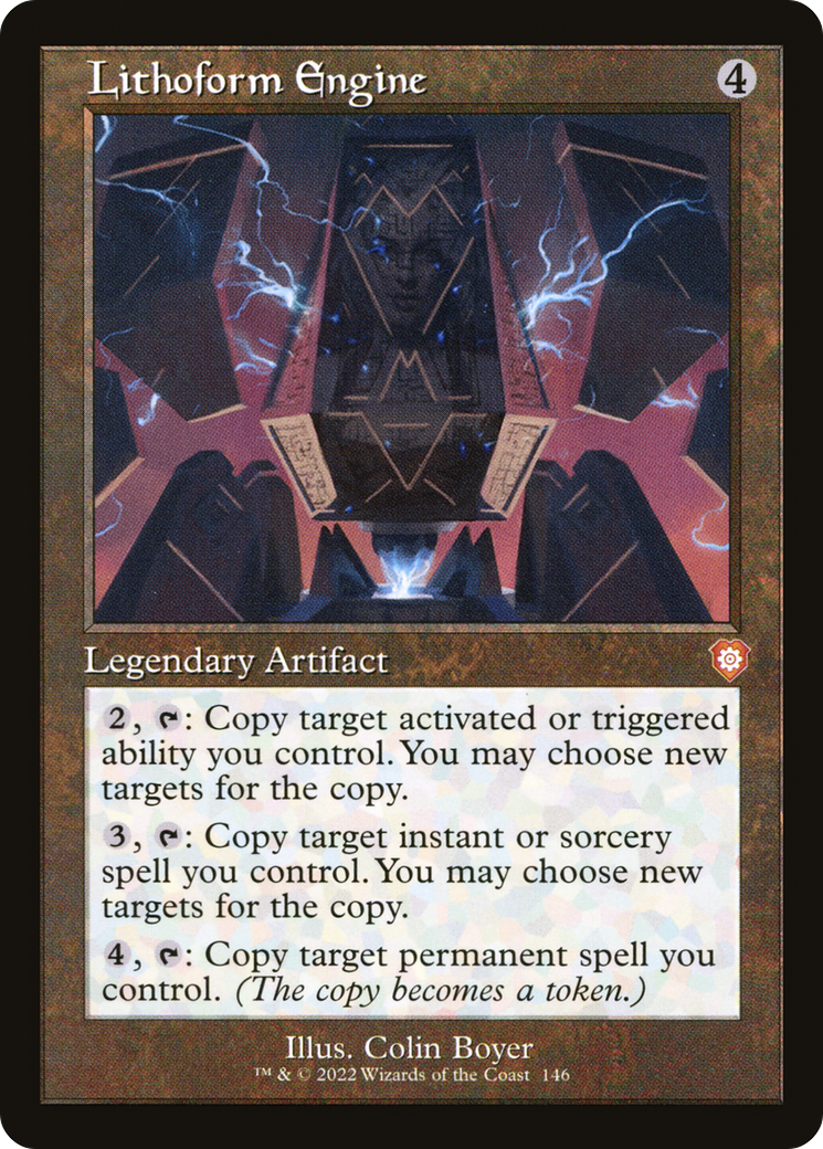 Lithoform Engine (Retro Frame) (146) [The Brothers' War Commander] - Deck Out Gaming