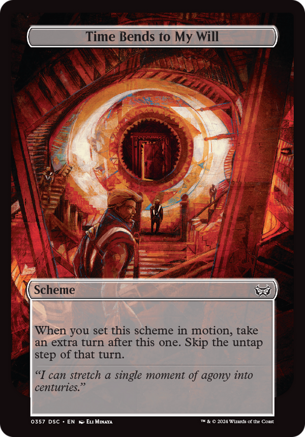 Time Bends to My Will (Full Art) (357) [Duskmourn: House of Horror Commander] - Deck Out Gaming