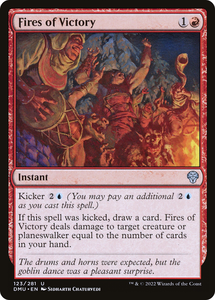 Fires of Victory (123) [Dominaria United] foil - Deck Out Gaming