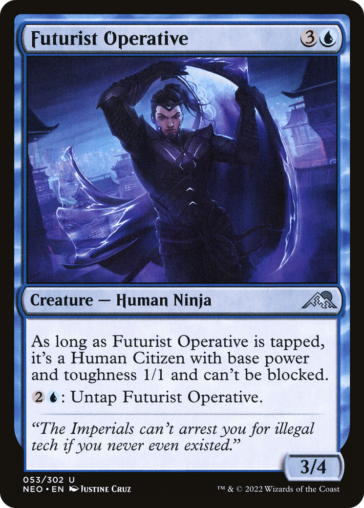 Futurist Operative (53) [Kamigawa: Neon Dynasty] foil - Deck Out Gaming