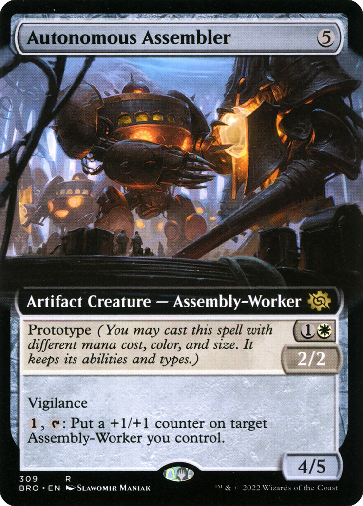 Autonomous Assembler (Extended Art) (309) [The Brothers' War] - Deck Out Gaming