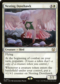 Nesting Dovehawk (17) [March of the Machine Commander] - Deck Out Gaming