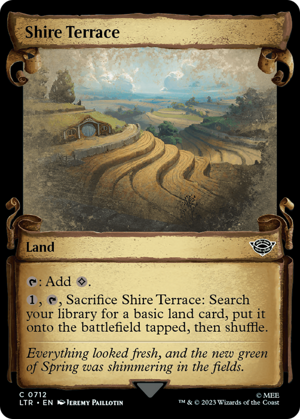 Shire Terrace (Showcase Scrolls) (712) [The Lord of the Rings: Tales of Middle-earth] - Deck Out Gaming