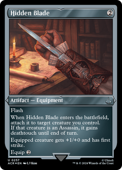 Hidden Blade (257) [Assassin's Creed] etched - Deck Out Gaming