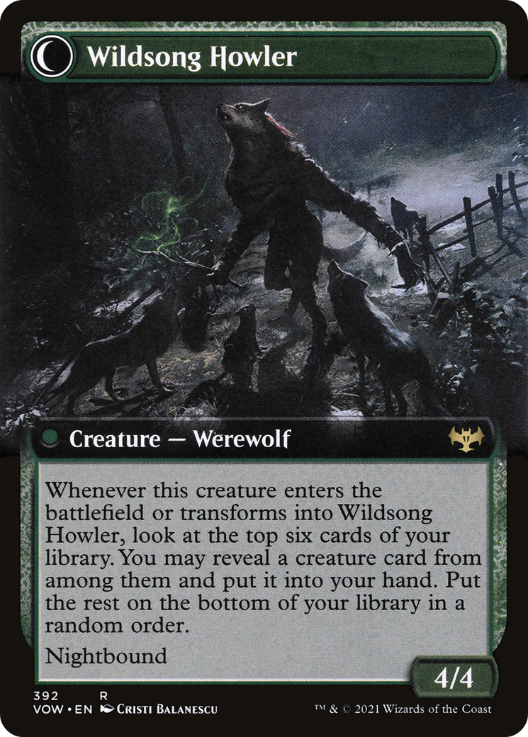Howlpack Piper (Extended Art) (392) [Innistrad: Crimson Vow] foil - Deck Out Gaming