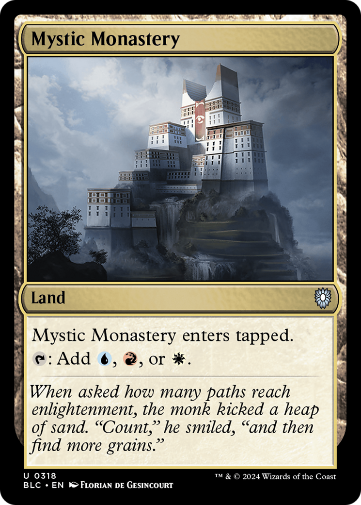 Mystic Monastery (318) [Bloomburrow Commander] - Deck Out Gaming