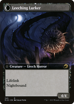 Curse of Leeches // Leeching Lurker (345) [Innistrad: Midnight Hunt] - Deck Out Gaming