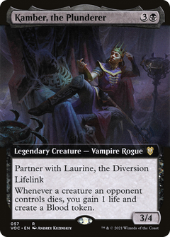 Kamber, the Plunderer (Extended Art) (57) [Commander: Innistrad: Crimson Vow] - Deck Out Gaming
