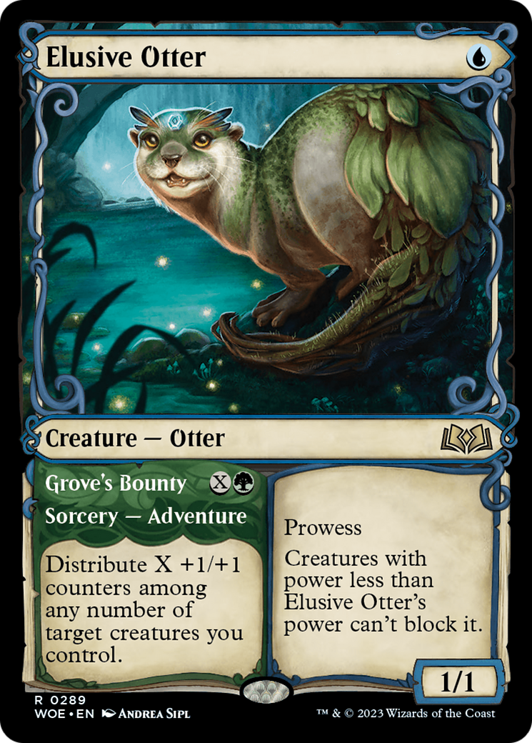 Elusive Otter (Showcase) (289) [Wilds of Eldraine] - Deck Out Gaming