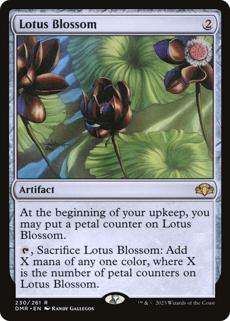 Lotus Blossom (230) [Dominaria Remastered] - Deck Out Gaming