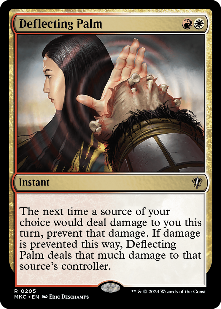 Deflecting Palm (205) [Murders at Karlov Manor Commander] - Deck Out Gaming