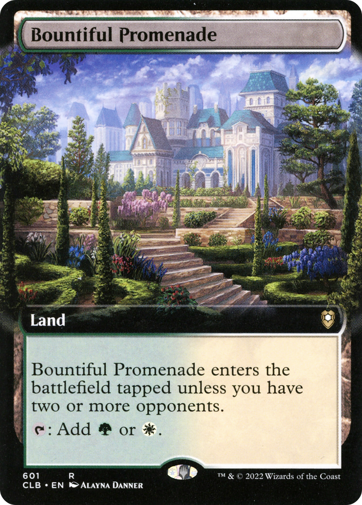 Bountiful Promenade (Extended Art) (601) [Commander Legends: Battle for Baldur's Gate] foil - Deck Out Gaming