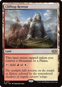 Clifftop Retreat (351) [Commander: Tarkir: Dragonstorm] - Deck Out Gaming