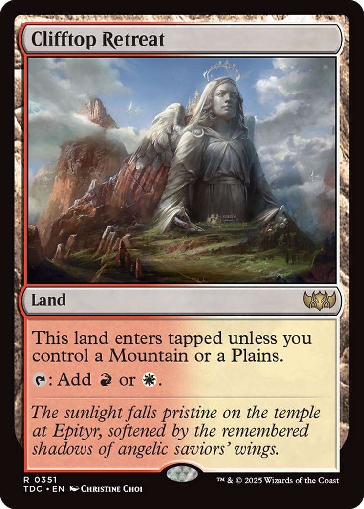 Clifftop Retreat (351) [Commander: Tarkir: Dragonstorm] - Deck Out Gaming