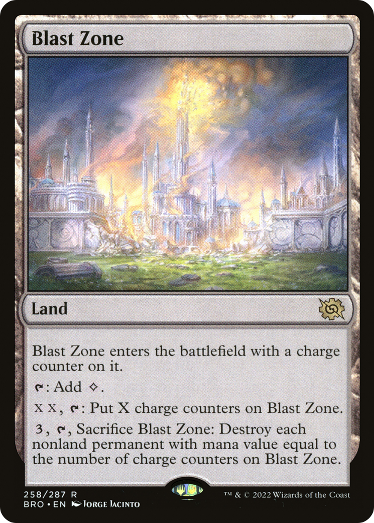 Blast Zone (258) [The Brothers' War] foil - Deck Out Gaming