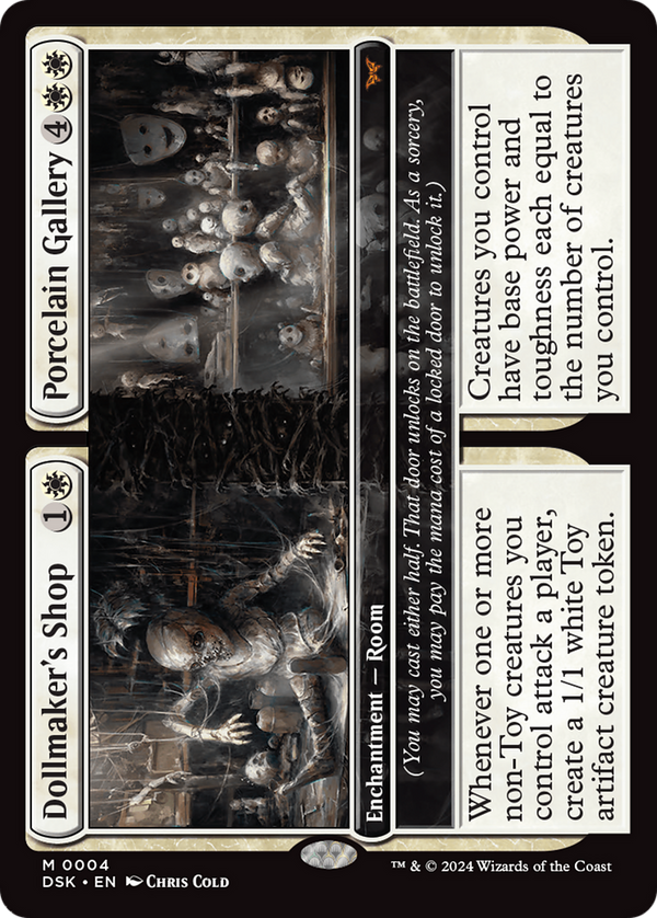 Dollmaker's Shop // Porcelain Gallery (4) [Duskmourn: House of Horror] - Deck Out Gaming