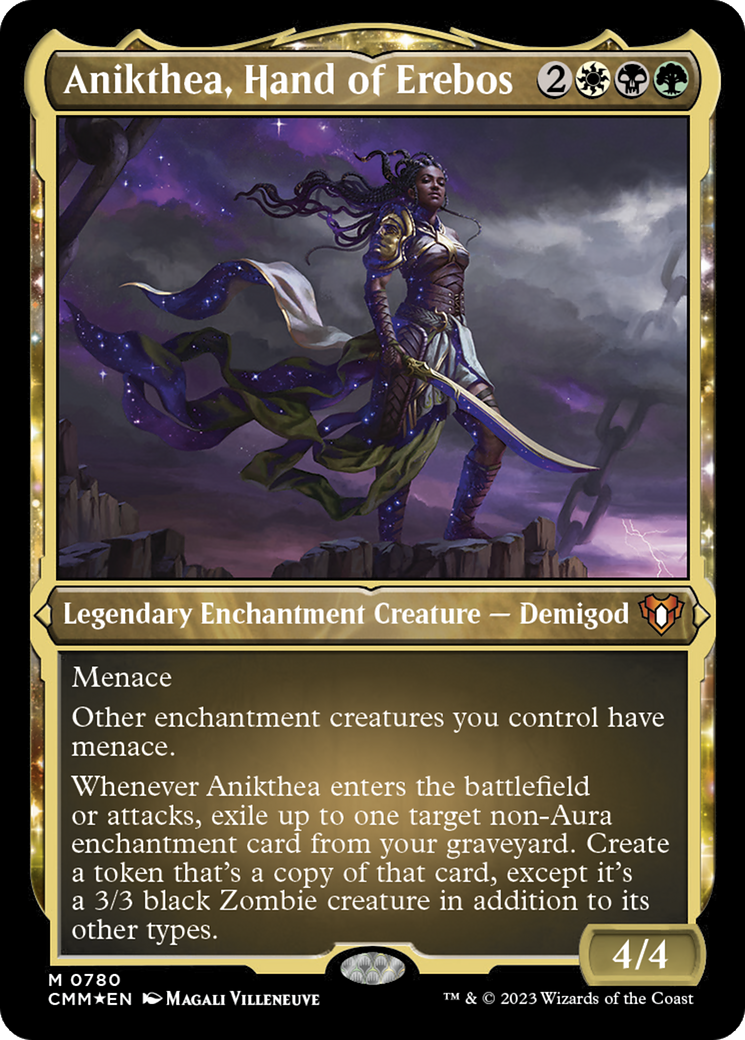 Anikthea, Hand of Erebos (780) [Commander Masters] etched - Deck Out Gaming