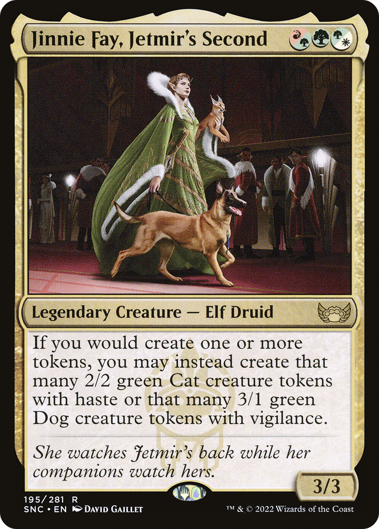 Jinnie Fay, Jetmir's Second (195) [Streets of New Capenna] foil - Deck Out Gaming
