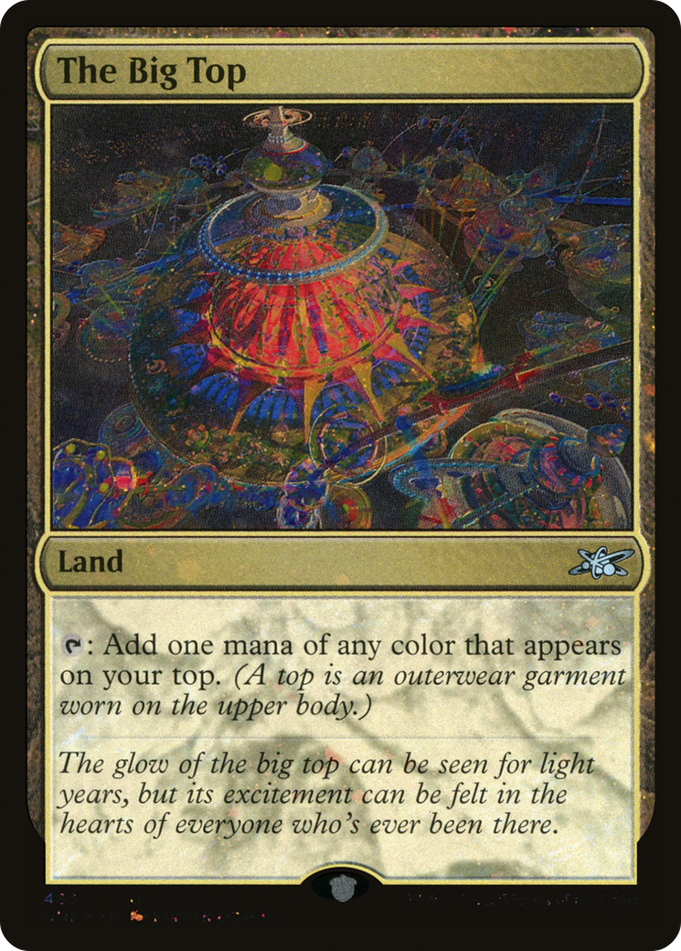 The Big Top (Galaxy Foil) (483) [Unfinity] foil - Deck Out Gaming
