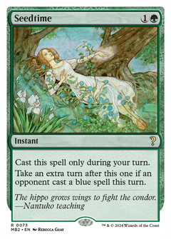 Seedtime (White Border) (73) [Mystery Booster 2] - Deck Out Gaming