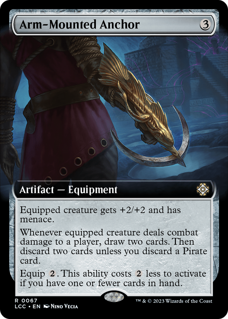 Arm-Mounted Anchor (Extended Art) (67) [The Lost Caverns of Ixalan Commander] - Deck Out Gaming