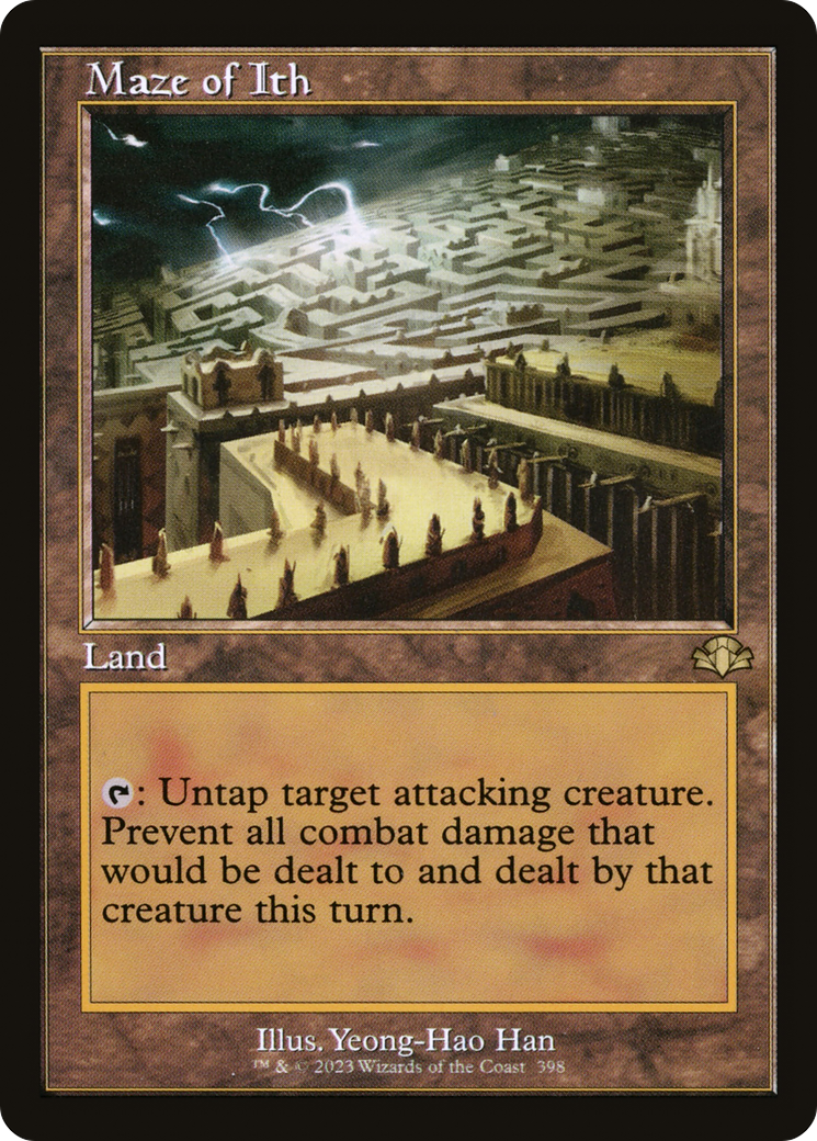Maze of Ith (Retro Frame) (398) [Dominaria Remastered] - Deck Out Gaming