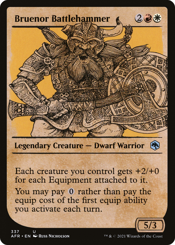 Bruenor Battlehammer (Showcase) (337) [Adventures in the Forgotten Realms] - Deck Out Gaming