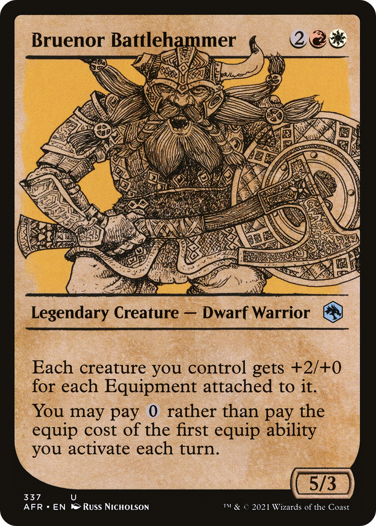 Bruenor Battlehammer (Showcase) (337) [Adventures in the Forgotten Realms] - Deck Out Gaming