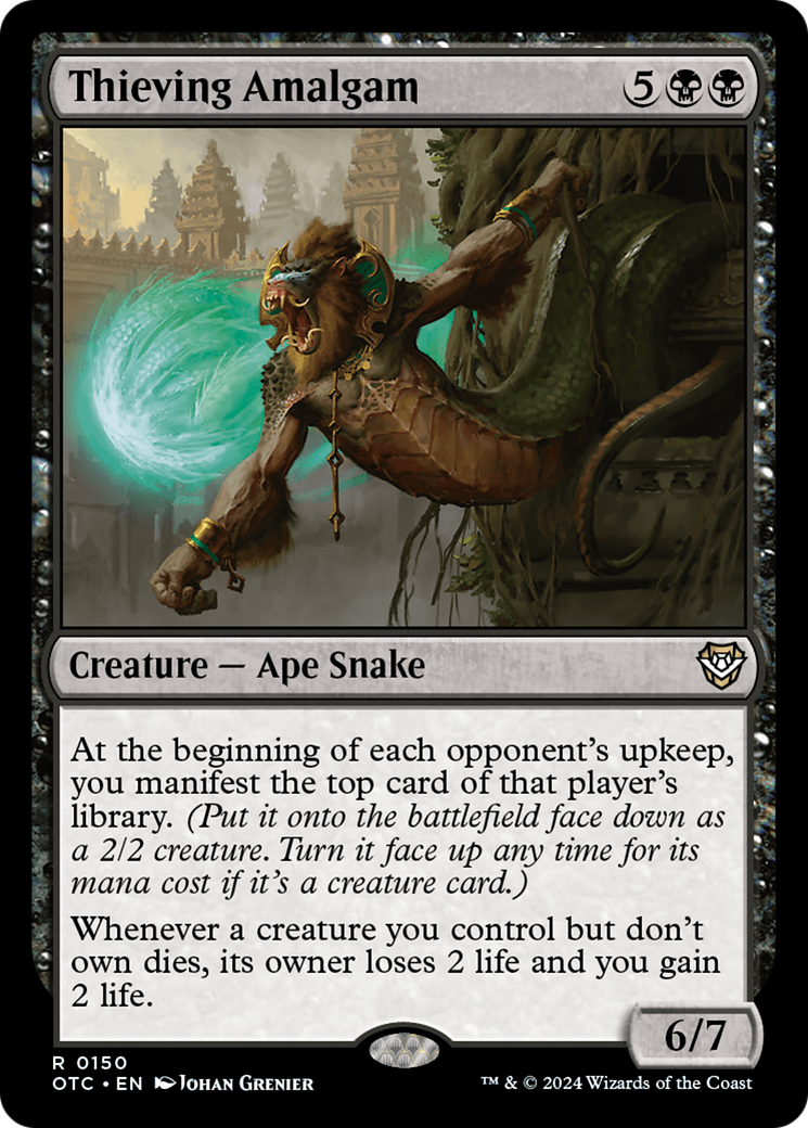 Thieving Amalgam (150) [Outlaws of Thunder Junction Commander] - Deck Out Gaming