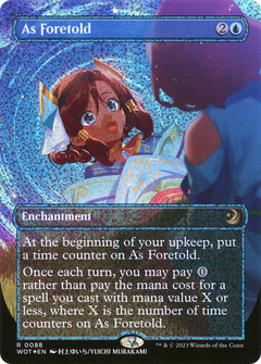 As Foretold (Anime Borderless) (Confetti Foil) (88) [Wilds of Eldraine: Enchanting Tales] foil - Deck Out Gaming