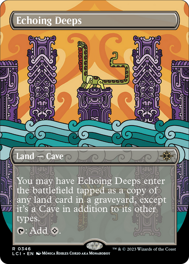 Echoing Deeps (Borderless) (346) [The Lost Caverns of Ixalan] foil - Deck Out Gaming