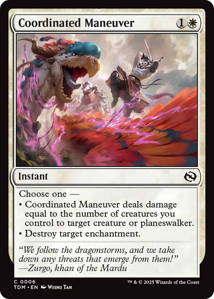 Coordinated Maneuver (6) [Tarkir: Dragonstorm] foil - Deck Out Gaming