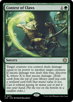 Contest of Claws (12) [The Lost Caverns of Ixalan Commander] foil - Deck Out Gaming