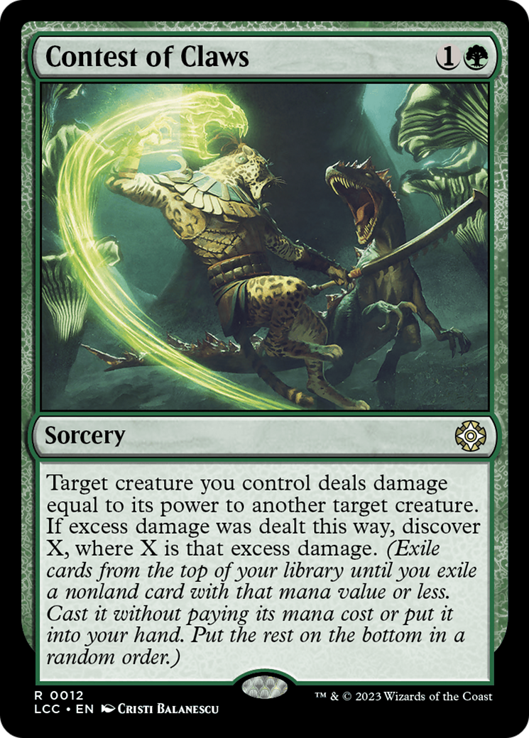 Contest of Claws (12) [The Lost Caverns of Ixalan Commander] foil - Deck Out Gaming