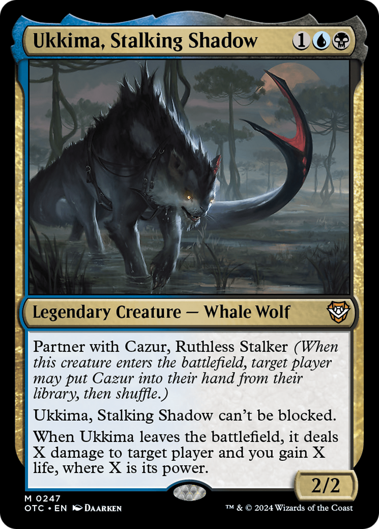 Ukkima, Stalking Shadow (247) [Outlaws of Thunder Junction Commander] - Deck Out Gaming