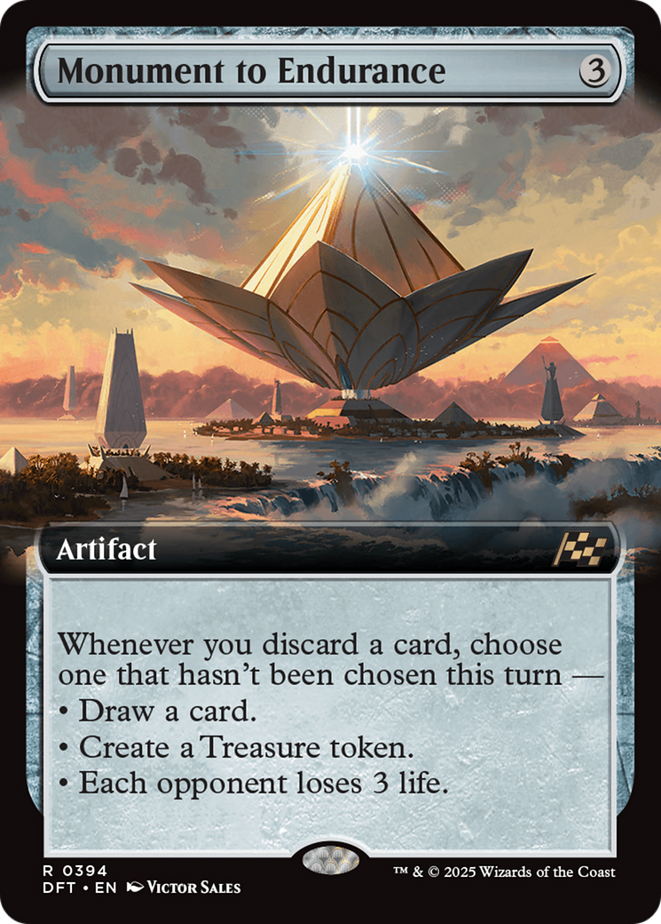 Monument to Endurance (Extended Art) (394) [Aetherdrift] - Deck Out Gaming