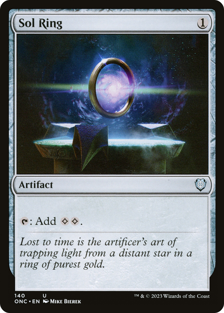 Sol Ring (140) [Phyrexia: All Will Be One Commander] - Deck Out Gaming