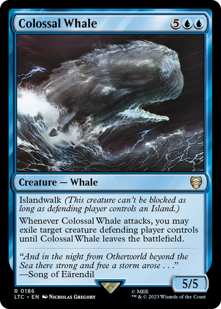 Colossal Whale (186) [Tales of Middle-earth Commander]-1