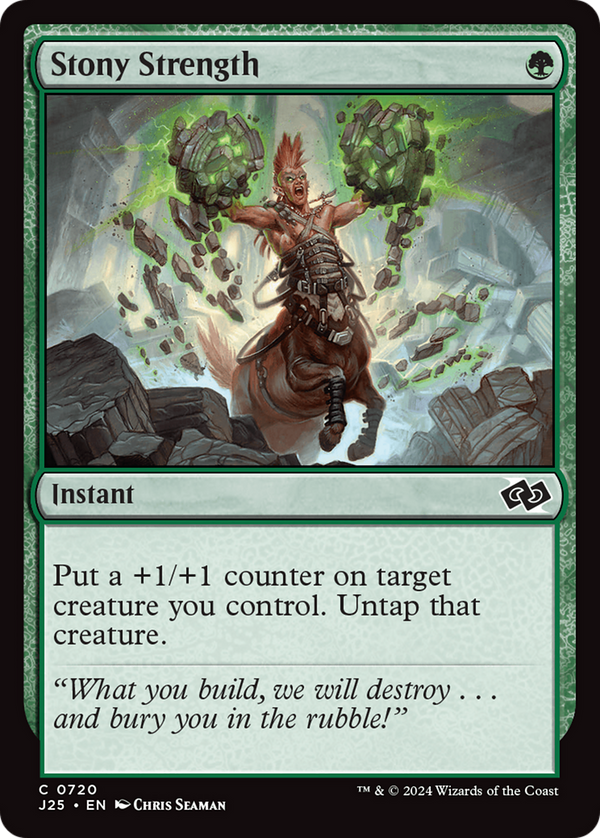 Stony Strength (720) [Foundations Jumpstart] - Deck Out Gaming