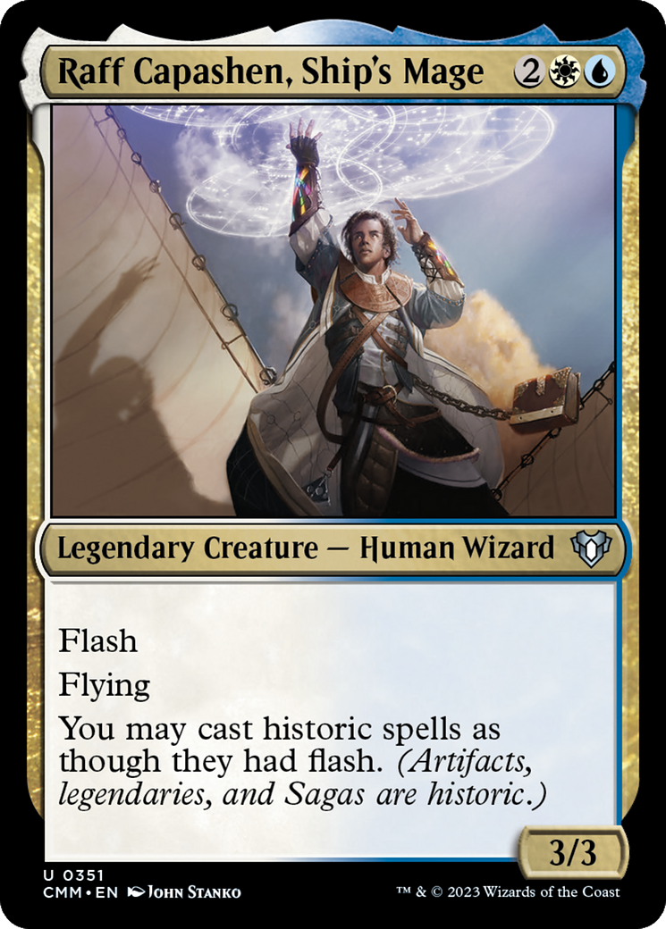 Raff Capashen, Ship's Mage (351) [Commander Masters] - Deck Out Gaming