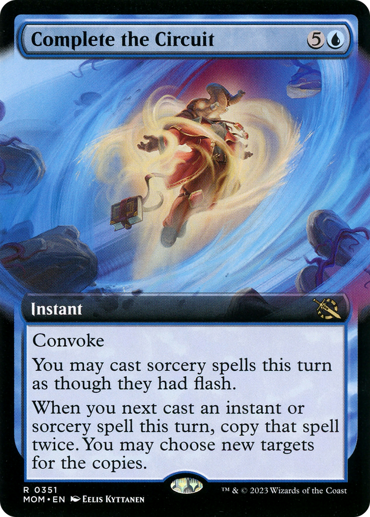Complete the Circuit (Extended Art) (351) [March of the Machine] foil - Deck Out Gaming