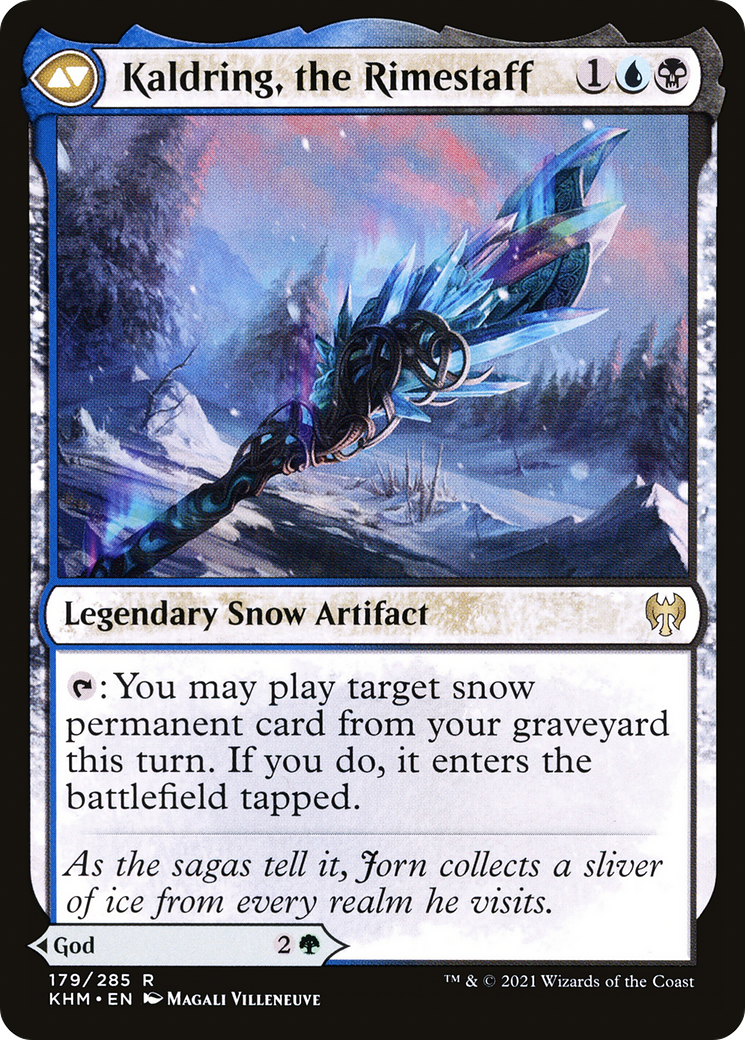 Jorn, God of Winter // Kaldring, the Rimestaff (179) [Kaldheim] - Deck Out Gaming