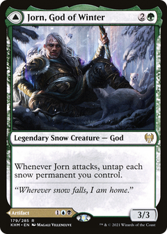 Jorn, God of Winter // Kaldring, the Rimestaff (179) [Kaldheim] foil - Deck Out Gaming