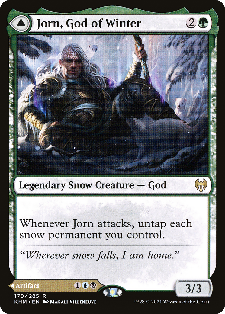 Jorn, God of Winter // Kaldring, the Rimestaff (179) [Kaldheim] - Deck Out Gaming